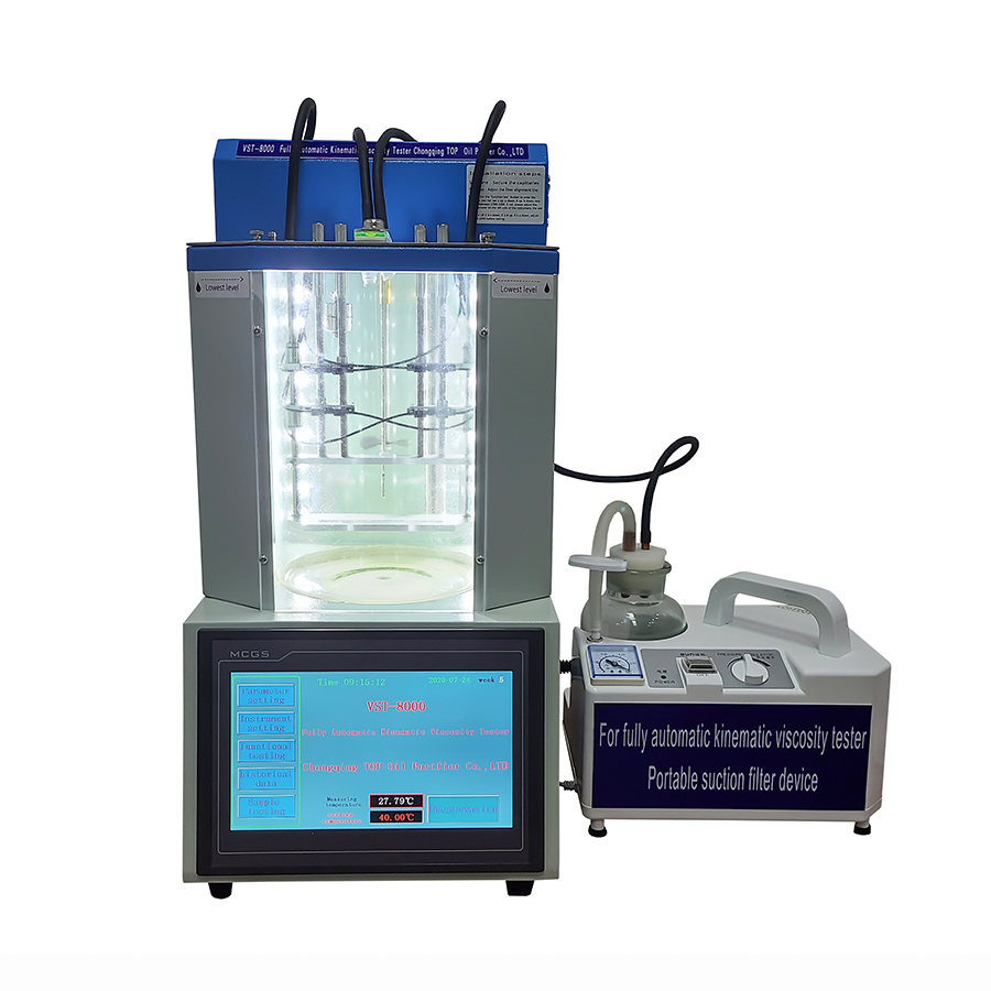 GB / T 1995 Fully Automatic Kinematic Viscosity Tester VST-8000